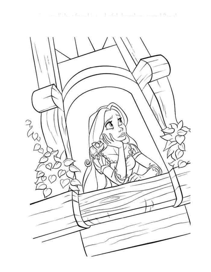 Online Coloring Pages Coloring Page Sad Rapunzel Coloring Pages Rapunzel Tangled Download Print Coloring Page