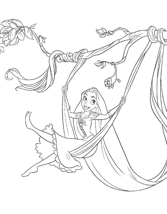 Coloring Rapunzel complicated story. Category coloring pages Rapunzel tangled. Tags:  Rapunzel , a tangled tale.