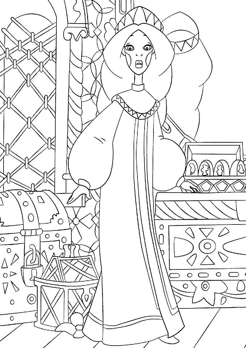 Coloring Princess. Category Fairy tales. Tags:  Fairy tales.
