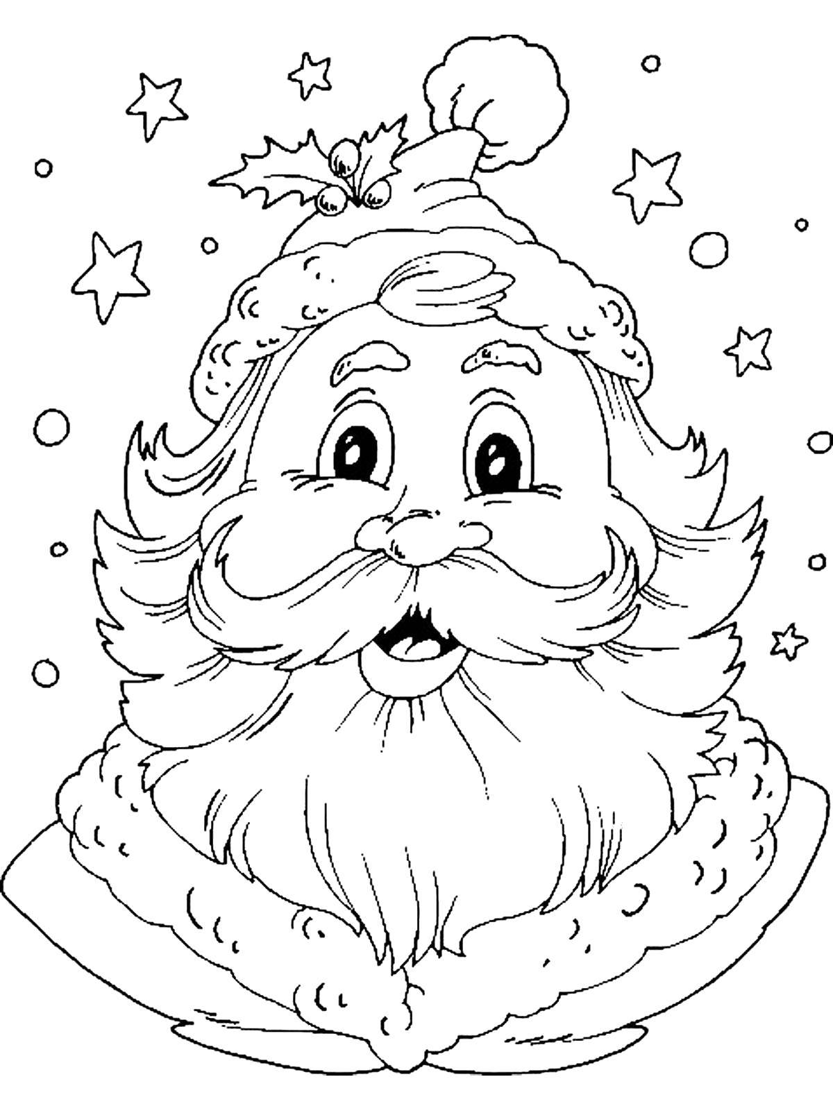 Coloring Santa Claus. Category new year. Tags:  New Year, Santa Claus.