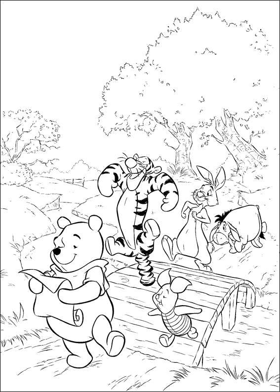 Coloring Cartoon character Winnie the Pooh. Category Cartoon character. Tags:  Cartoon character, Winnie the Pooh.