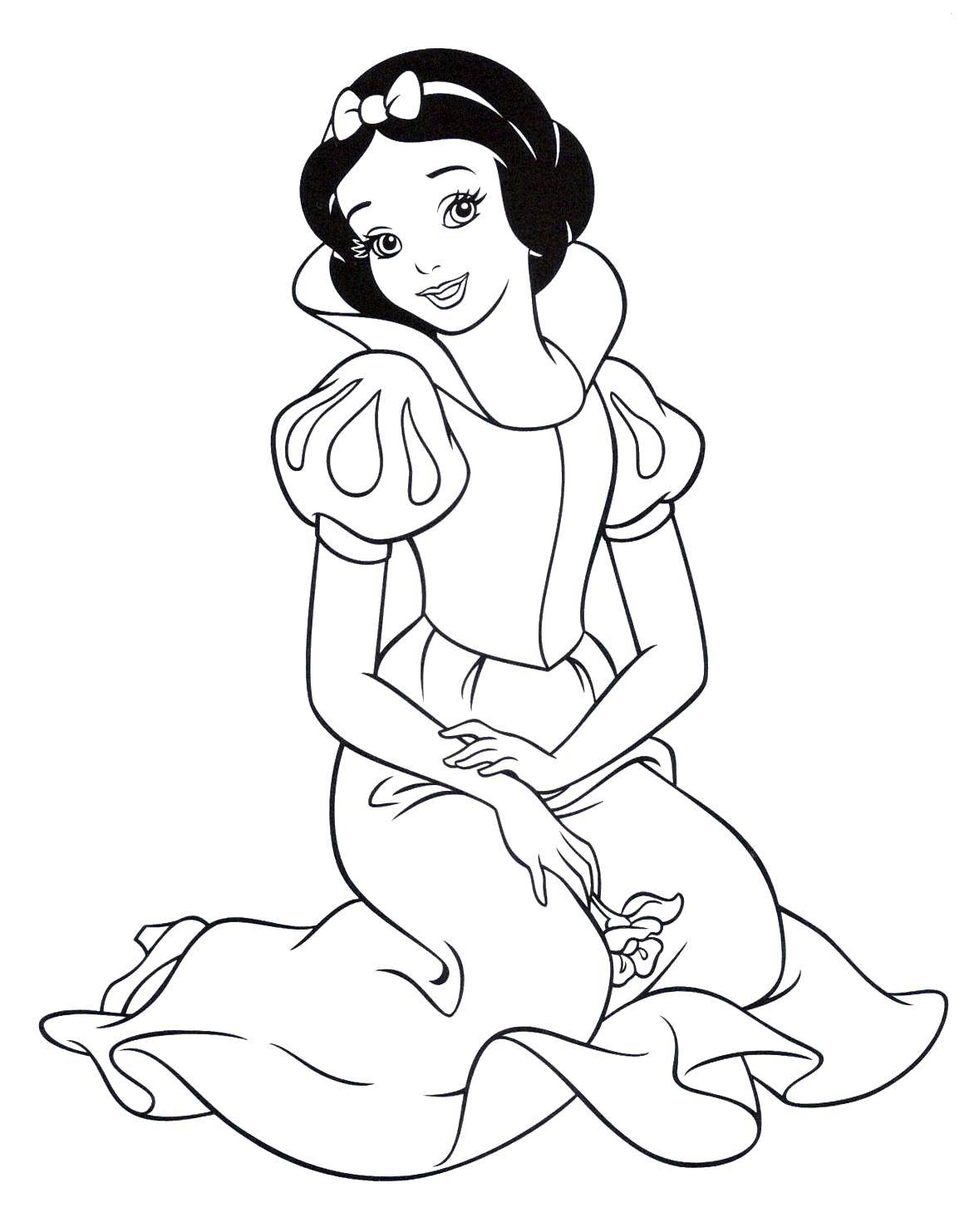 Coloring Snow white. Category Disney coloring pages. Tags:  Disney, Snow White.