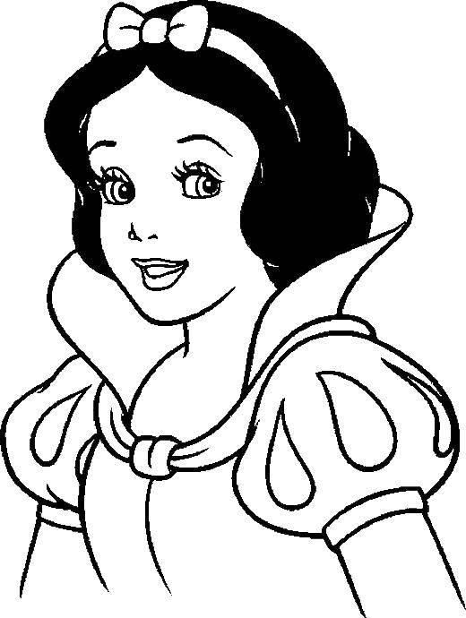 Coloring Beauty snow white. Category Disney cartoons. Tags:  Disney, Snow White.