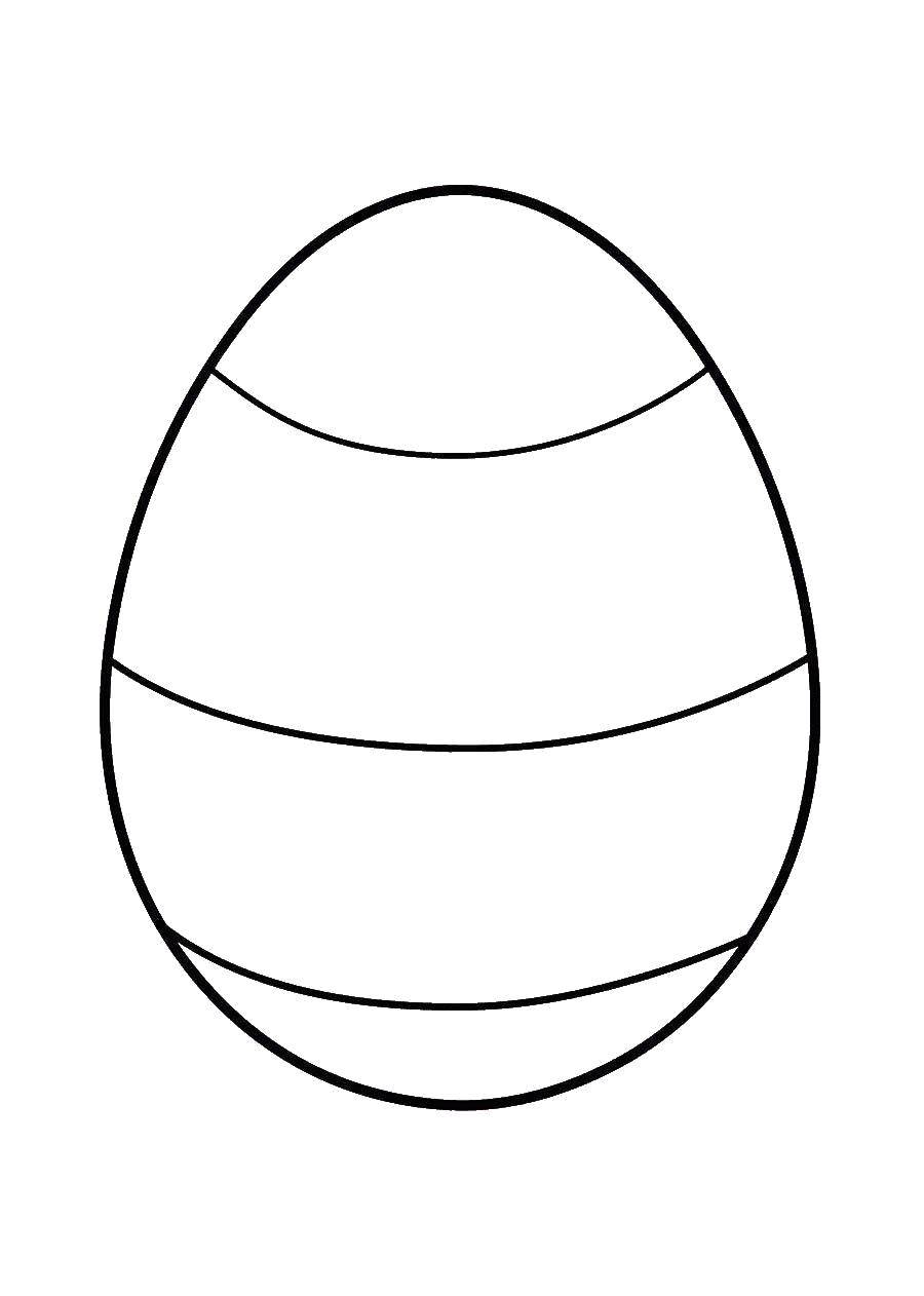Название: Раскраска Пасхальное яйцо. Категория: пасхальные яйца. Теги: Пасха, яйца, узоры.