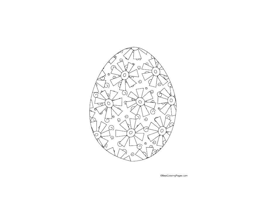 Название: Раскраска Пасхальные яица. Категория: раскраски пасха. Теги: яица, рисунки.