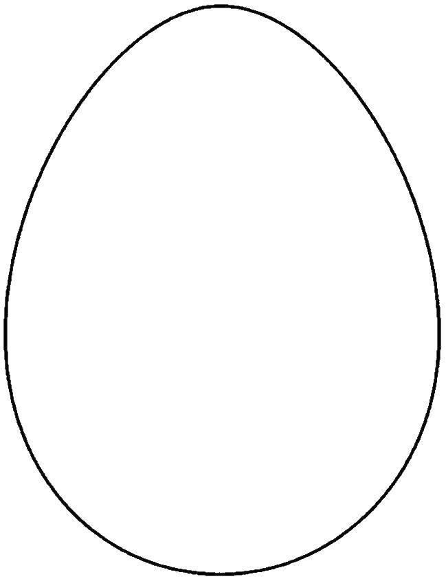 Название: Раскраска Яичко. Категория: пасхальные яйца. Теги: Пасха, яйца, узоры.