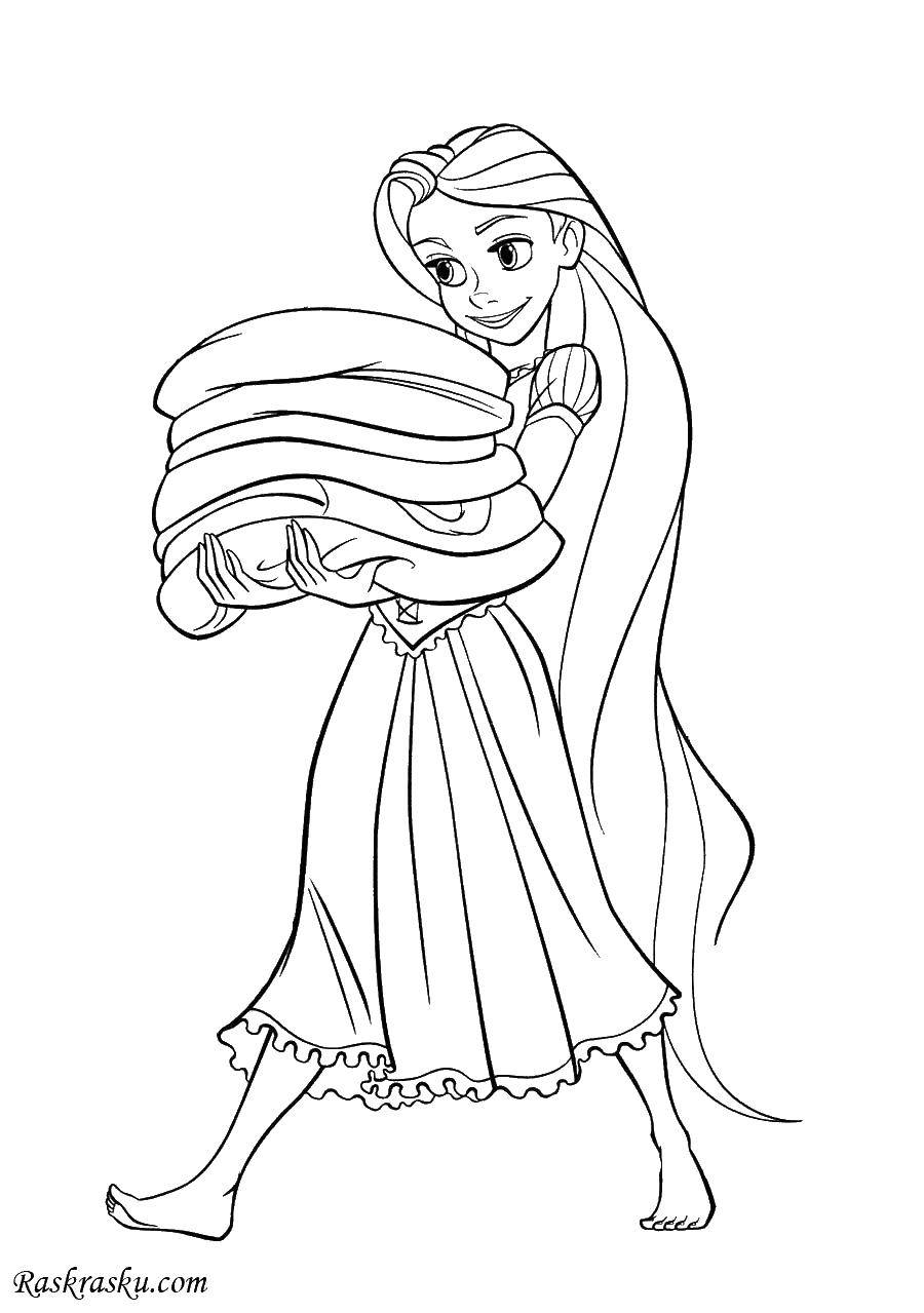 Coloring Rapunzel. Category The characters from fairy tales. Tags:  Rapunzel .