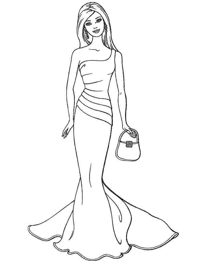 Coloring Girl. Category coloring pages for girls. Tags:  girl.