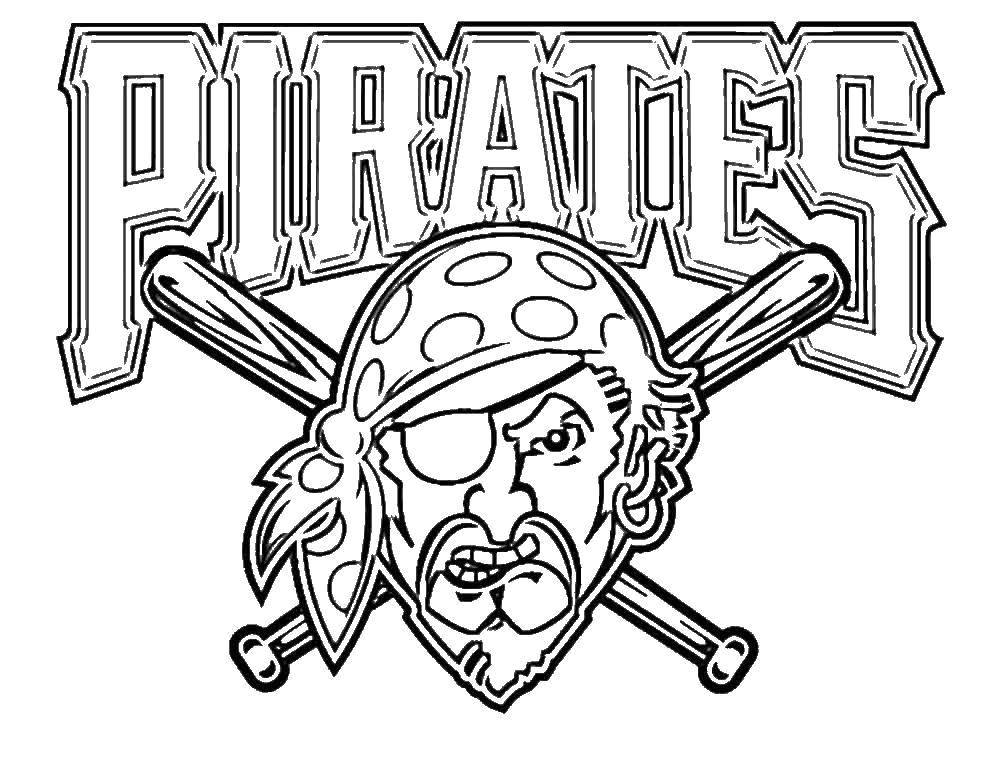 Coloring Pirates. Category the pirates. Tags:  Pirate, sea.