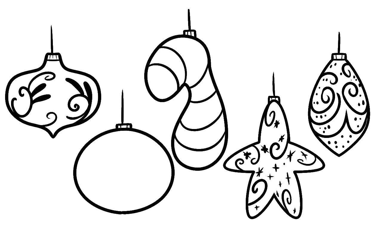 Coloring Toys. Category Christmas decorations. Tags:  New Year, Christmas toy.