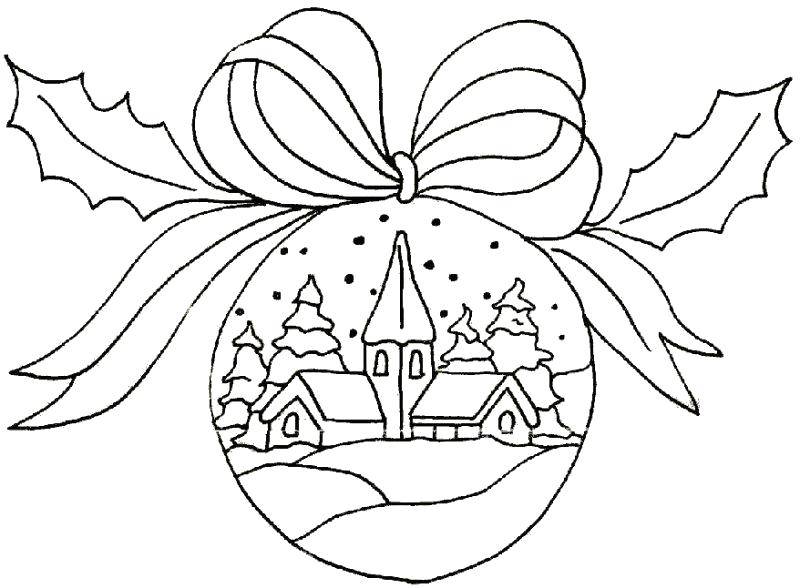 Coloring Beautiful Christmas toy. Category Christmas decorations. Tags:  New Year, Christmas toy.
