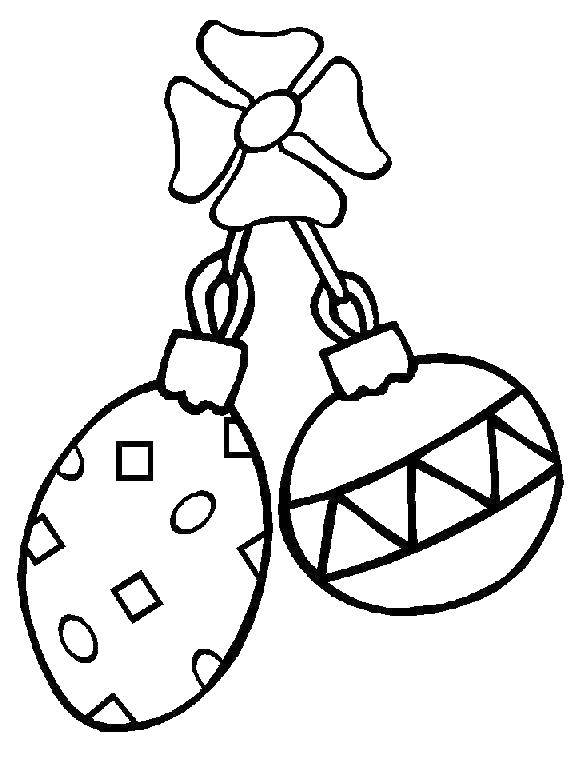 Coloring Christmas toy. Category Christmas decorations. Tags:  New Year, Christmas toy.