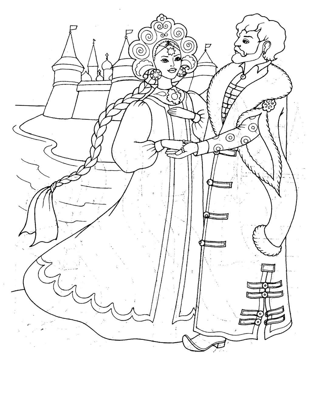 Coloring The tale of Tsar Saltan. Category the tale of Tsar Saltan. Tags:  The Tale Of Tsar Saltan.