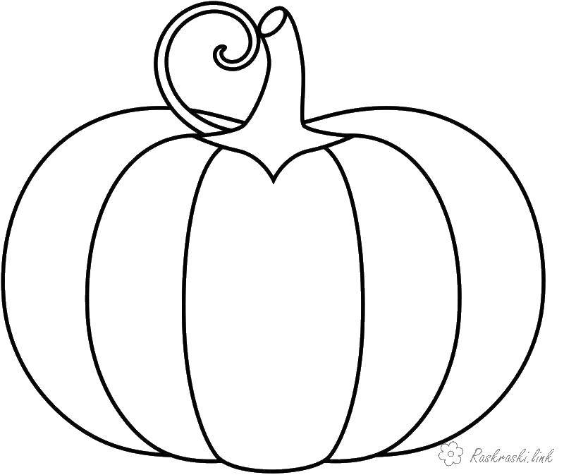 Coloring Pumpkin. Category The plant. Tags:  pumpkin.