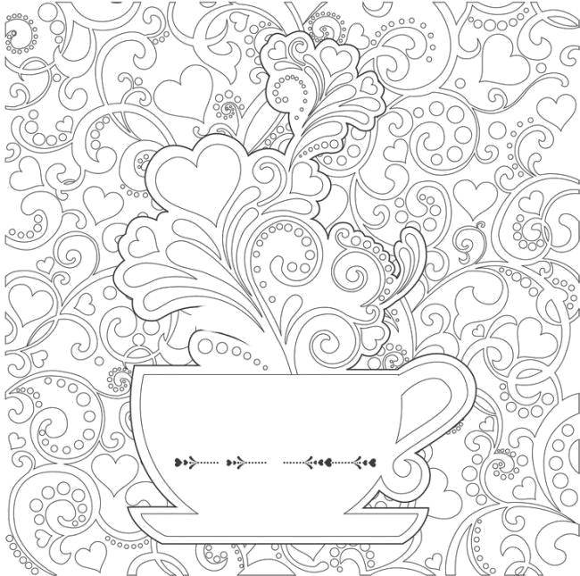 Coloring Cute pattern. Category pattern . Tags:  Patterns, hearts.
