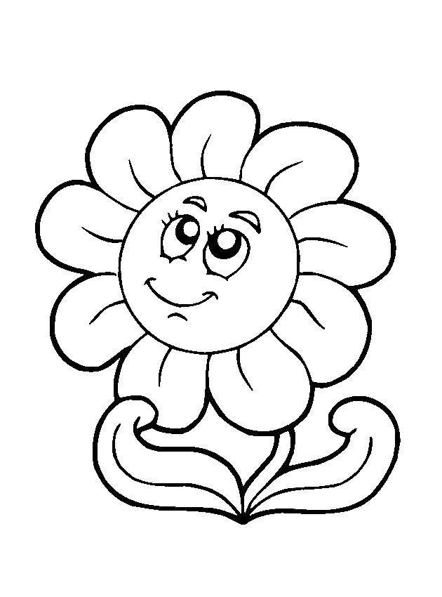 Coloring Flower. Category spring. Tags:  flowers.