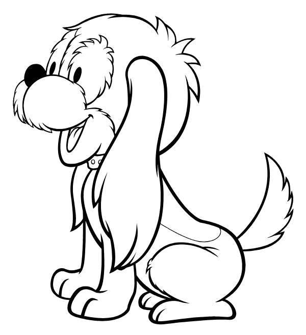 Coloring Puppy. Category Animals. Tags:  Animals, dog.