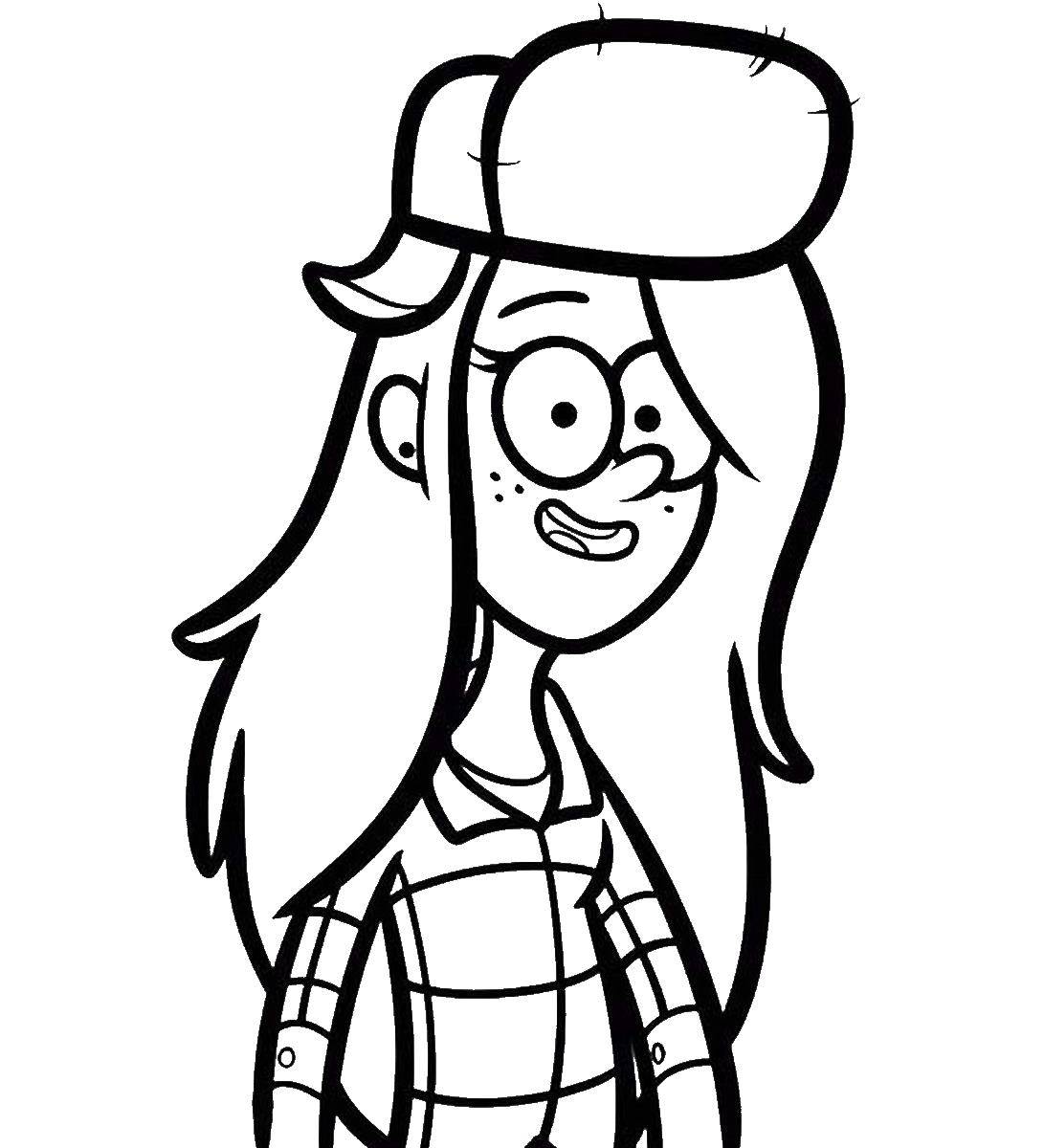 Coloring The characters from the cartoon gravity falls. Category Cartoon character. Tags:  Cartoon character.