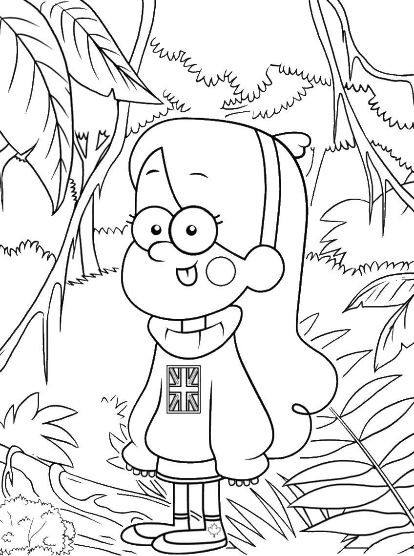 Coloring The characters from the cartoon gravity falls. Category Cartoon character. Tags:  Cartoon character.