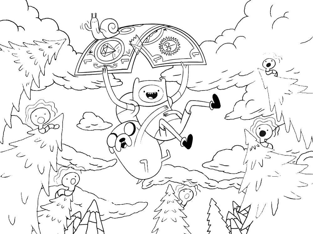 finn coloring pages