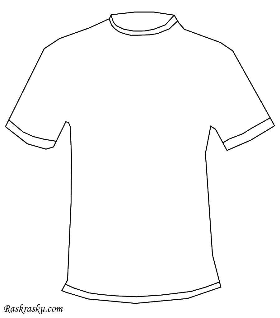 Coloring T-shirt. Category clothing. Tags:  t-shirt.