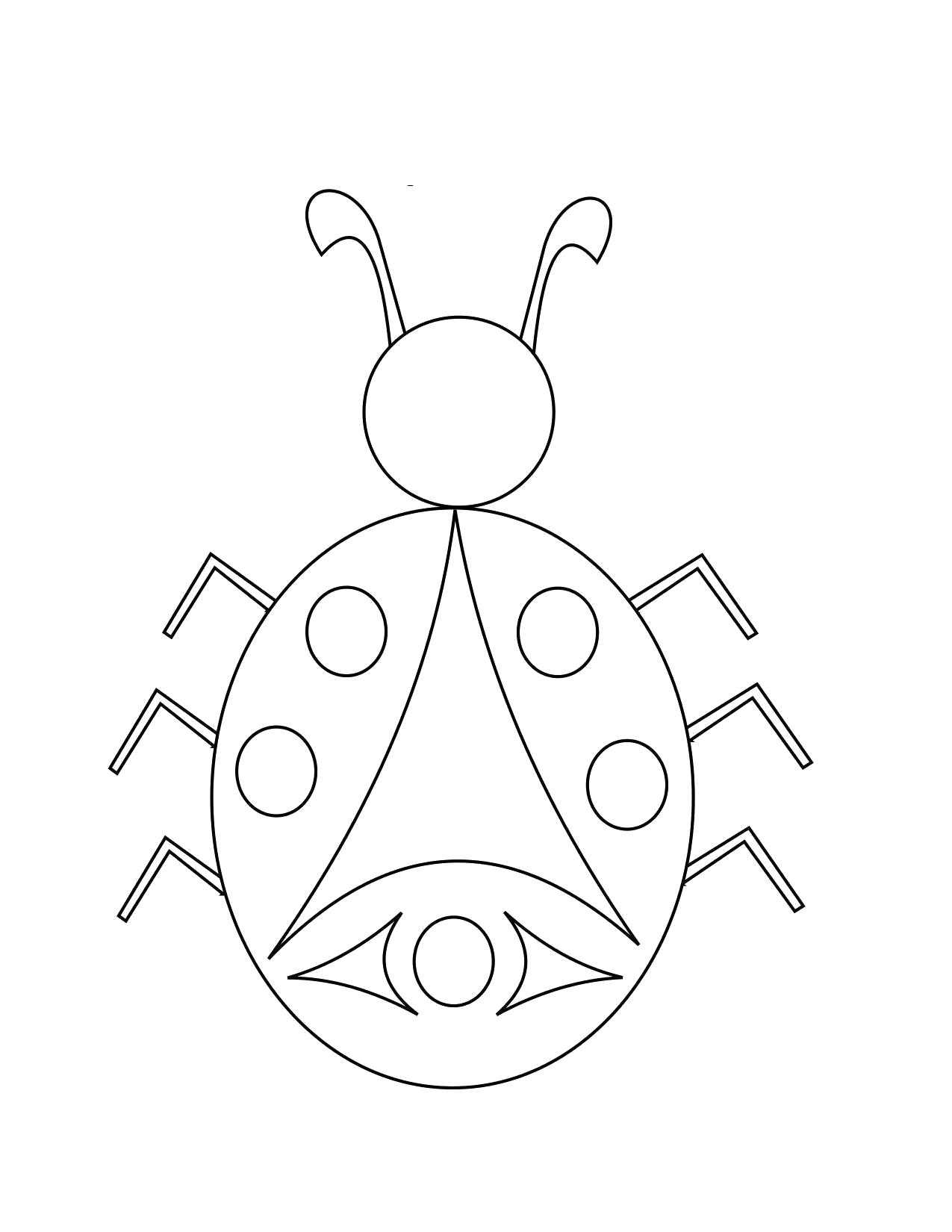 Coloring Ladybug. Category Insects. Tags:  bogaciova.