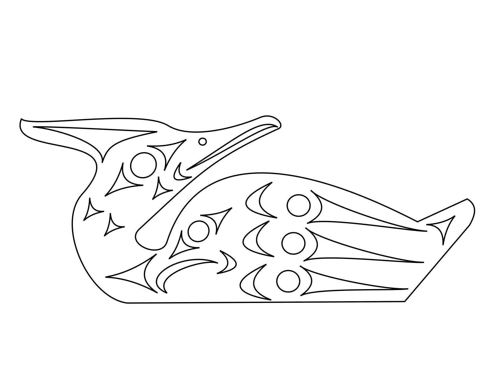 Coloring Bird in the nest. Category The contours for cutting out the birds. Tags:  bird.