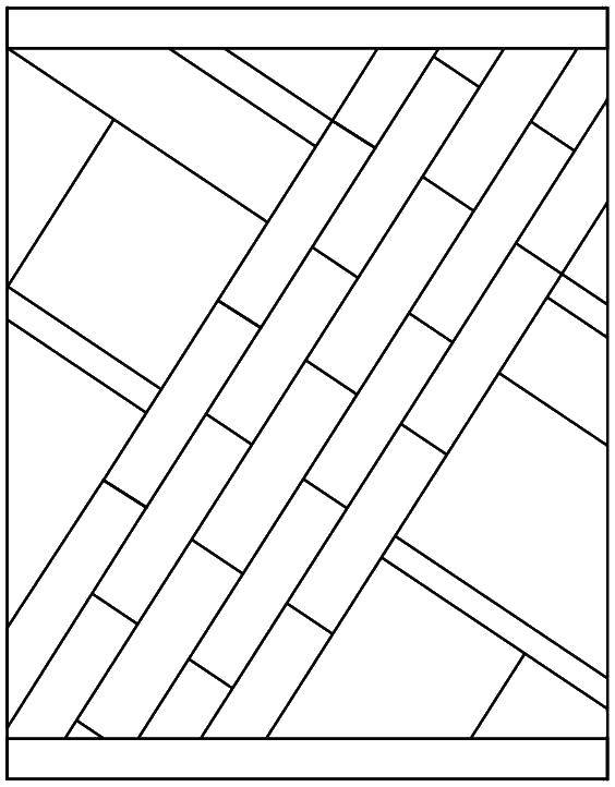 Coloring Use your imagination. Category simple coloring. Tags:  Patterns, geometric.