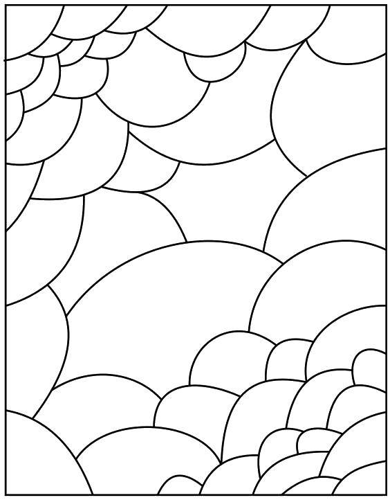 Coloring Color pattern. Category simple coloring. Tags:  Patterns, geometric.