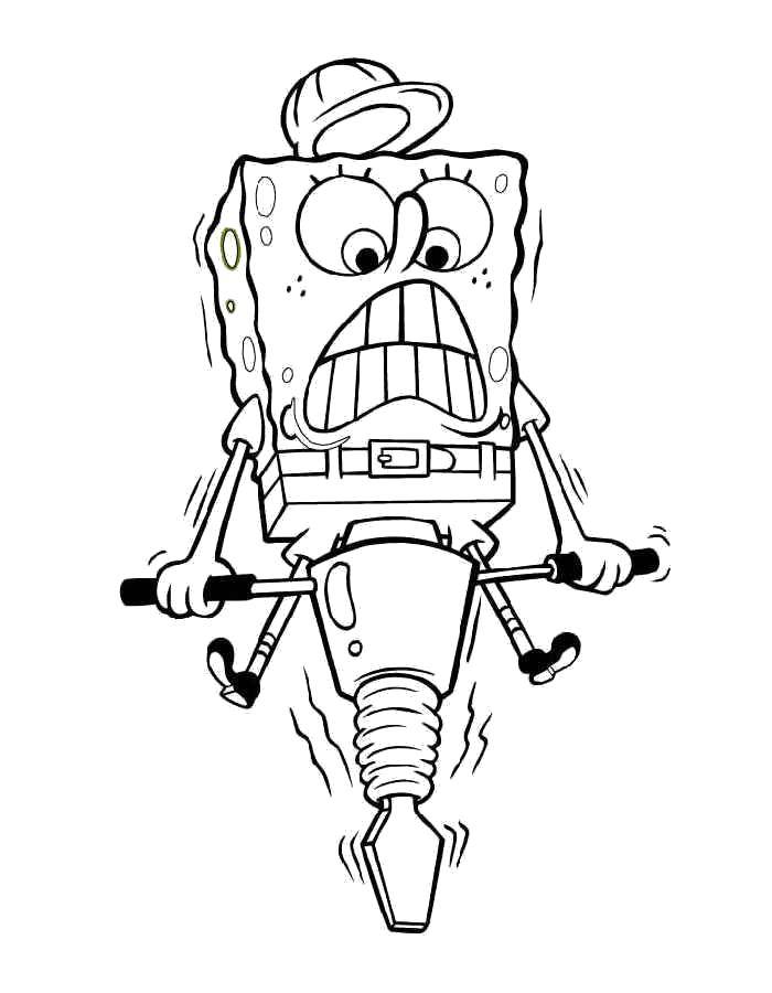 Coloring Sponge Bob square pants. Category Cartoon character. Tags:  Cartoon character, spongebob, spongebob.