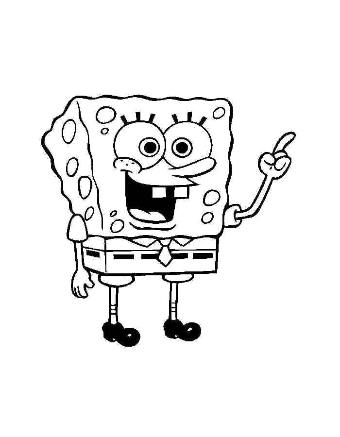 Coloring Spongebob. Category Cartoon character. Tags:  Cartoon character, spongebob, spongebob.