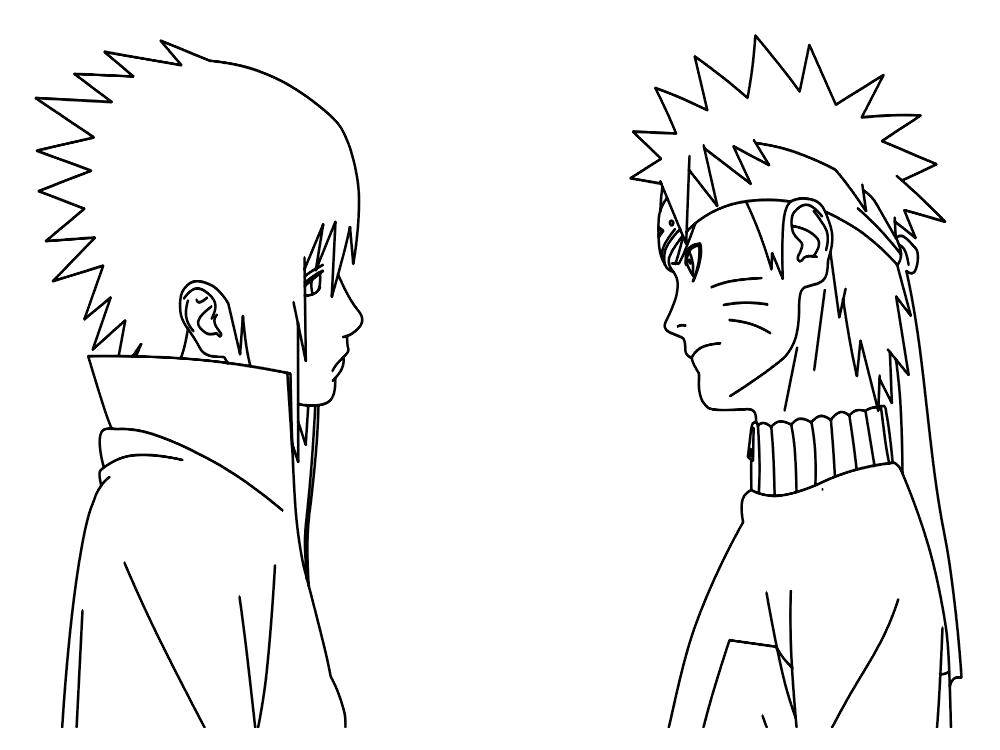 Coloring Naruto vs Sasuke. Category Naruto . Tags:  Naruto , Sasuke.