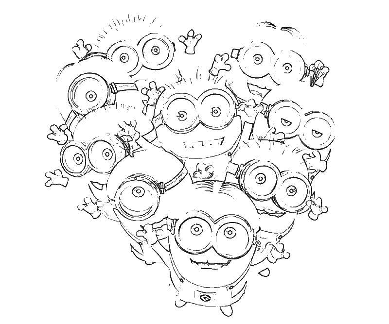 Coloring Minions. Category the minions. Tags:  the minions.