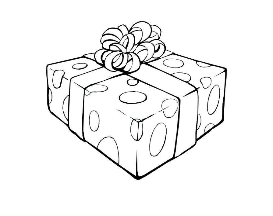 Coloring Gifts with a bow. Category gifts. Tags:  Gifts , prazdnik.