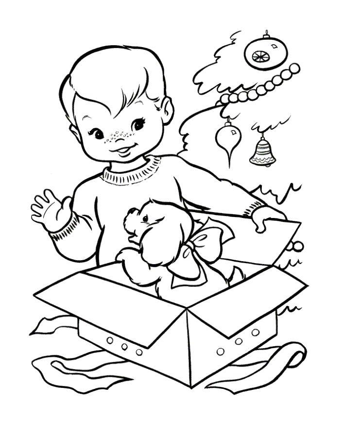 Coloring Puppy as a gift. Category gifts. Tags:  Gifts , prazdnik.