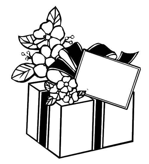 Coloring Gift. Category gifts. Tags:  Gifts, holiday.