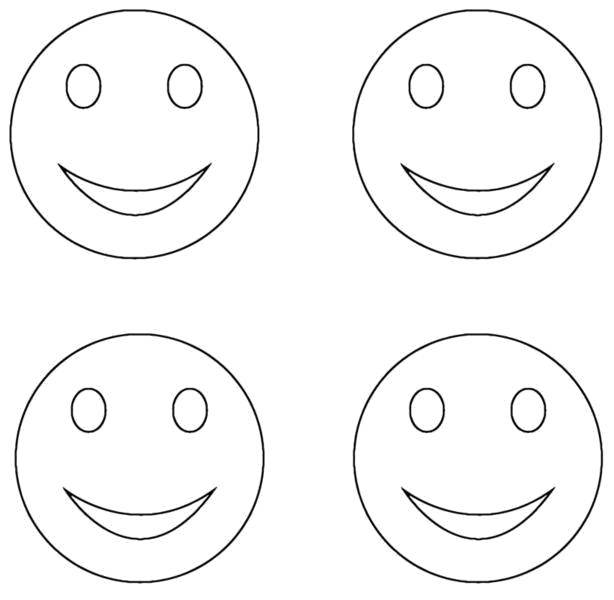 Coloring A smiley face. Category emoticons. Tags:  Emoticon, emotion.