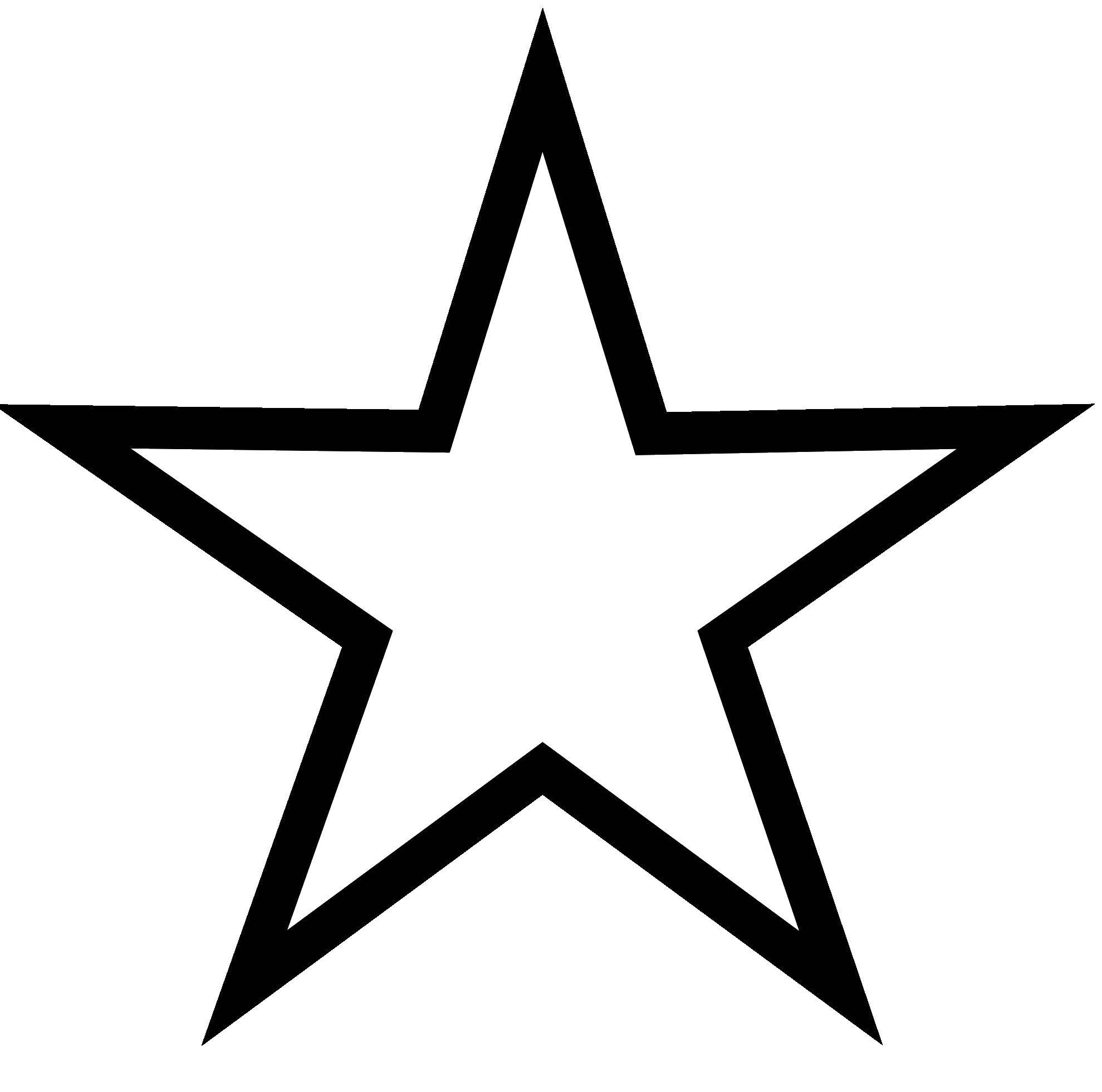 Coloring Five-pointed star. Category simple coloring. Tags:  Stars, night.