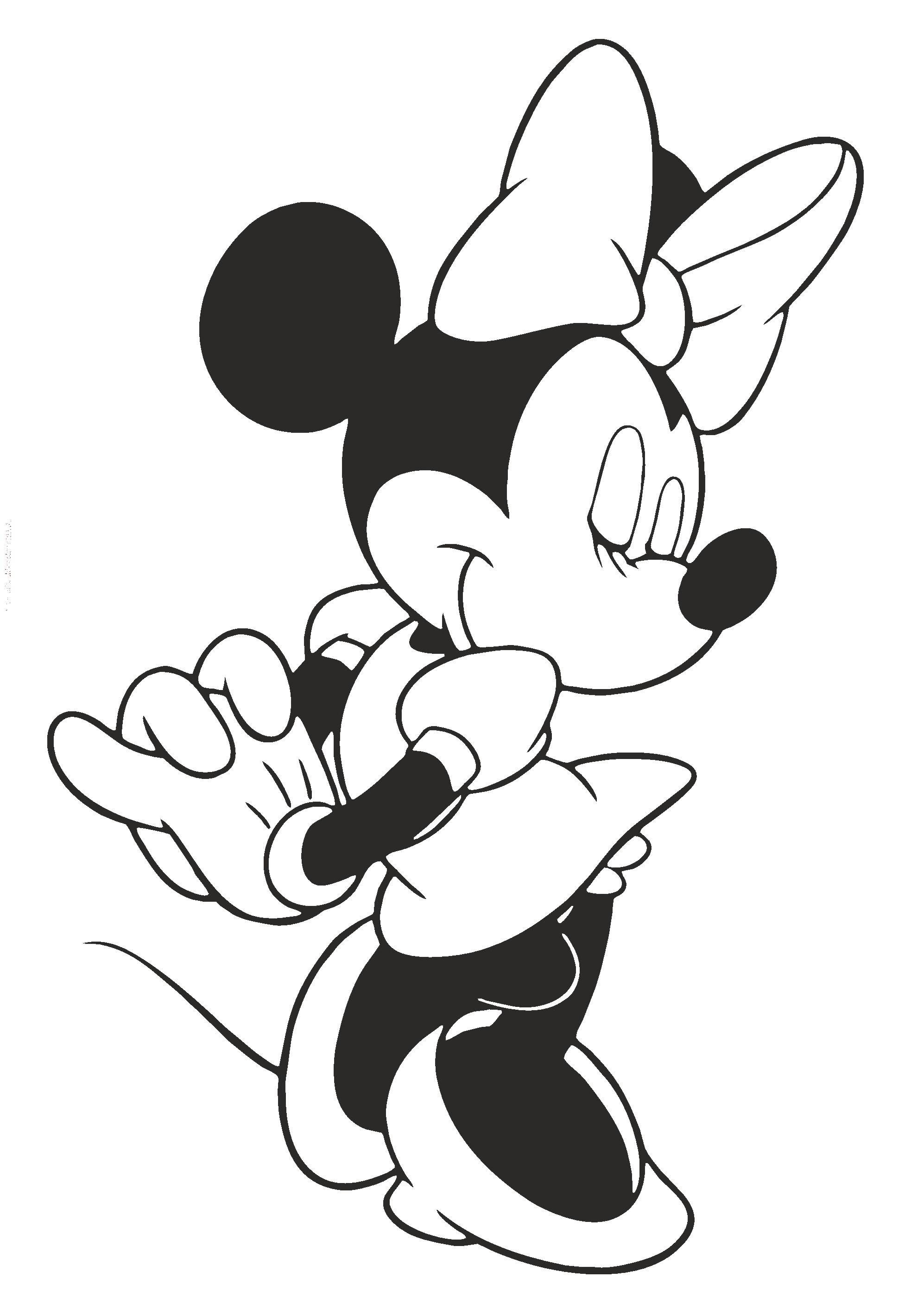 Coloring Beautiful Minnie mouse. Category Mickey mouse. Tags:  Disney, Mickey Mouse, Minnie Mouse.
