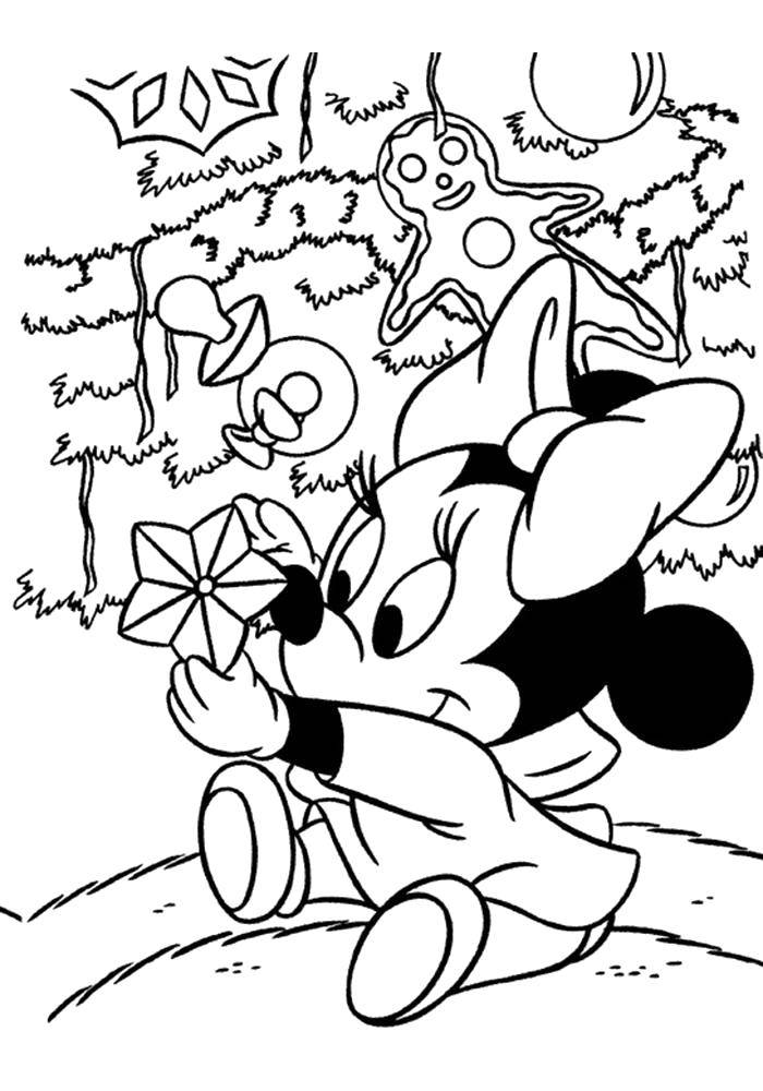 Coloring Little Minnie. Category Mickey mouse. Tags:  Disney, Mickey Mouse, Minnie Mouse.