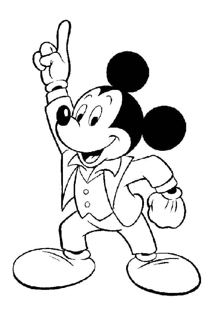 Coloring Mickey mouse dancing disco. Category Mickey mouse. Tags:  Disney, Mickey Mouse.