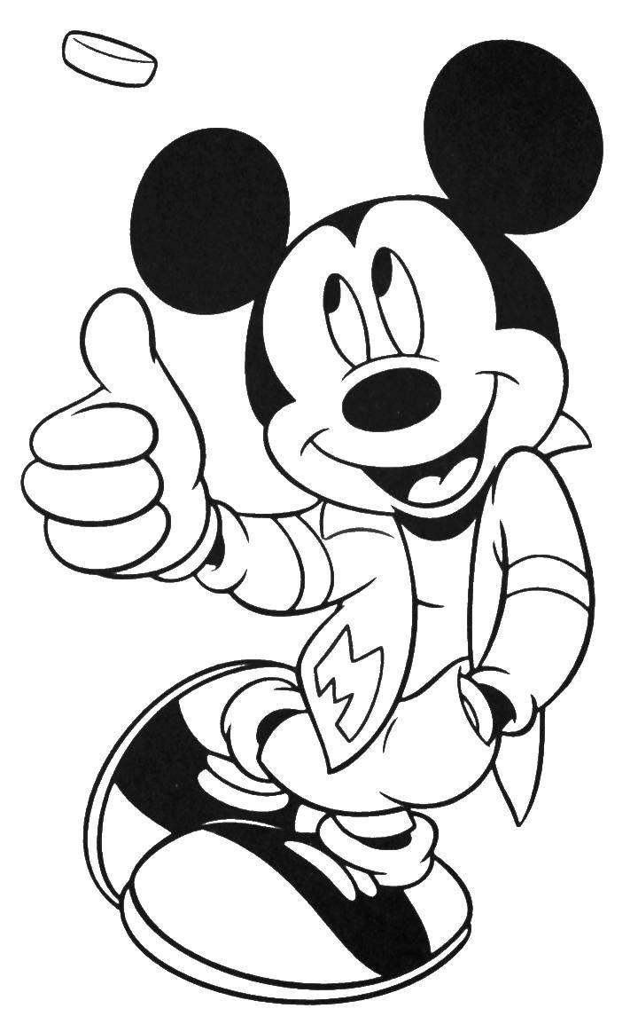 Coloring Mickey. Category Mickey mouse. Tags:  Disney, Mickey Mouse.