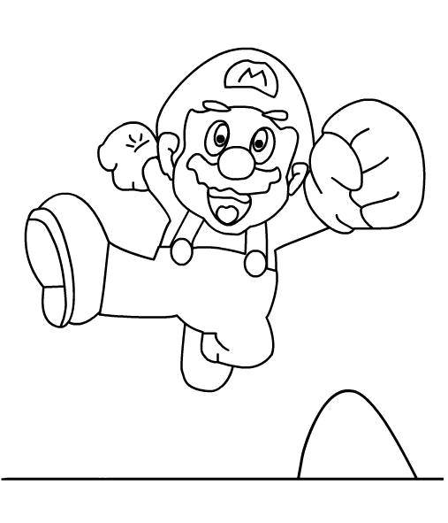 Название: Раскраска Супер марио. Категория: Персонаж из игры. Теги: Игры, Марио.