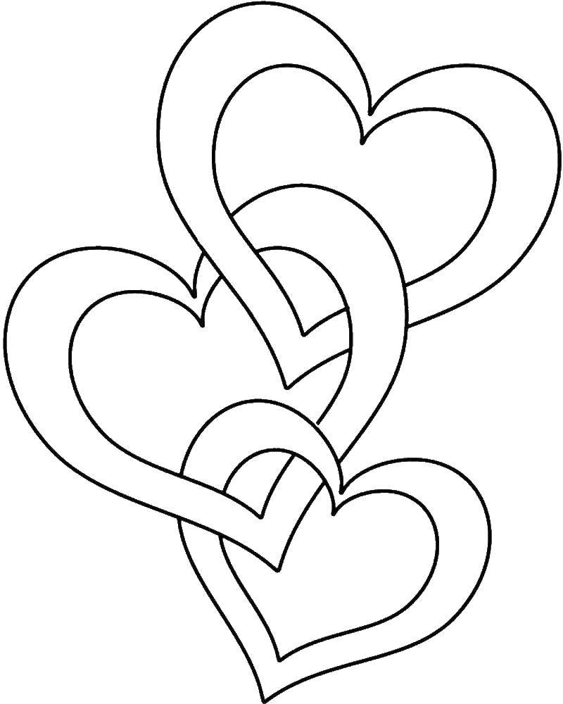 Coloring Hearts. Category Hearts. Tags:  Heart, love.