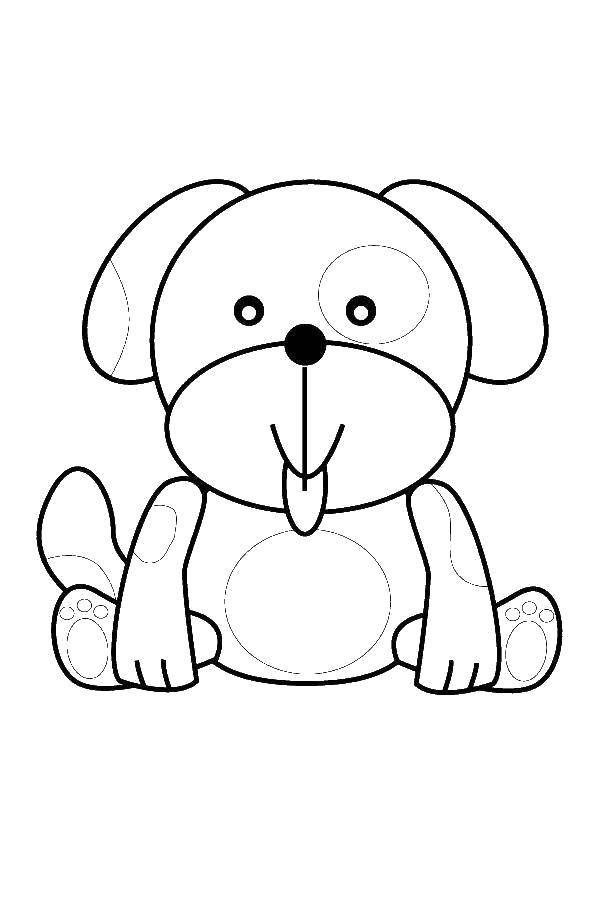 Coloring Puppy. Category Animals. Tags:  Animals, dog.