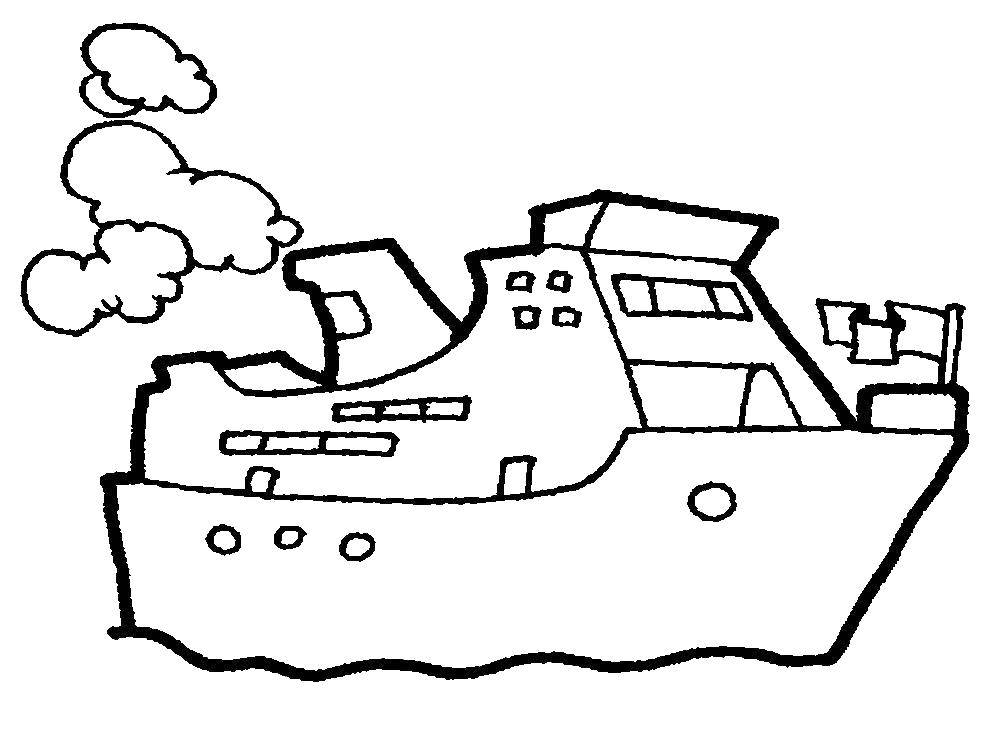 Coloring Ship. Category ships. Tags:  ship, sea.