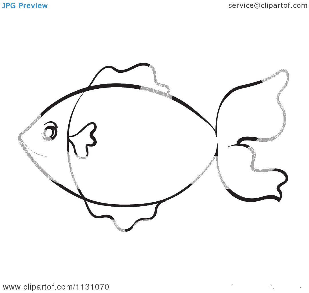 Coloring Fish. Category Contours of fish. Tags:  fish.