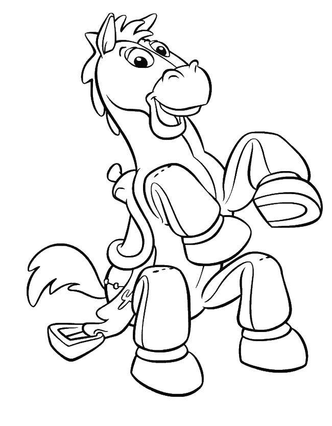 Coloring Horse. Category Toys. Tags:  the horse.