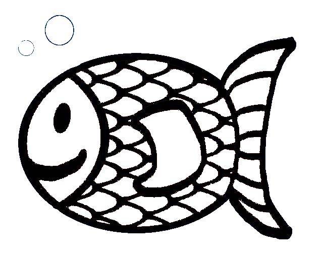 Название: Раскраска Рыба. Категория: еда. Теги: рыба.