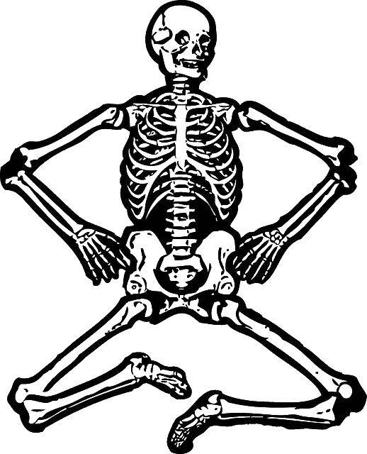 Coloring Skeleton. Category skeletons. Tags:  skeleton.